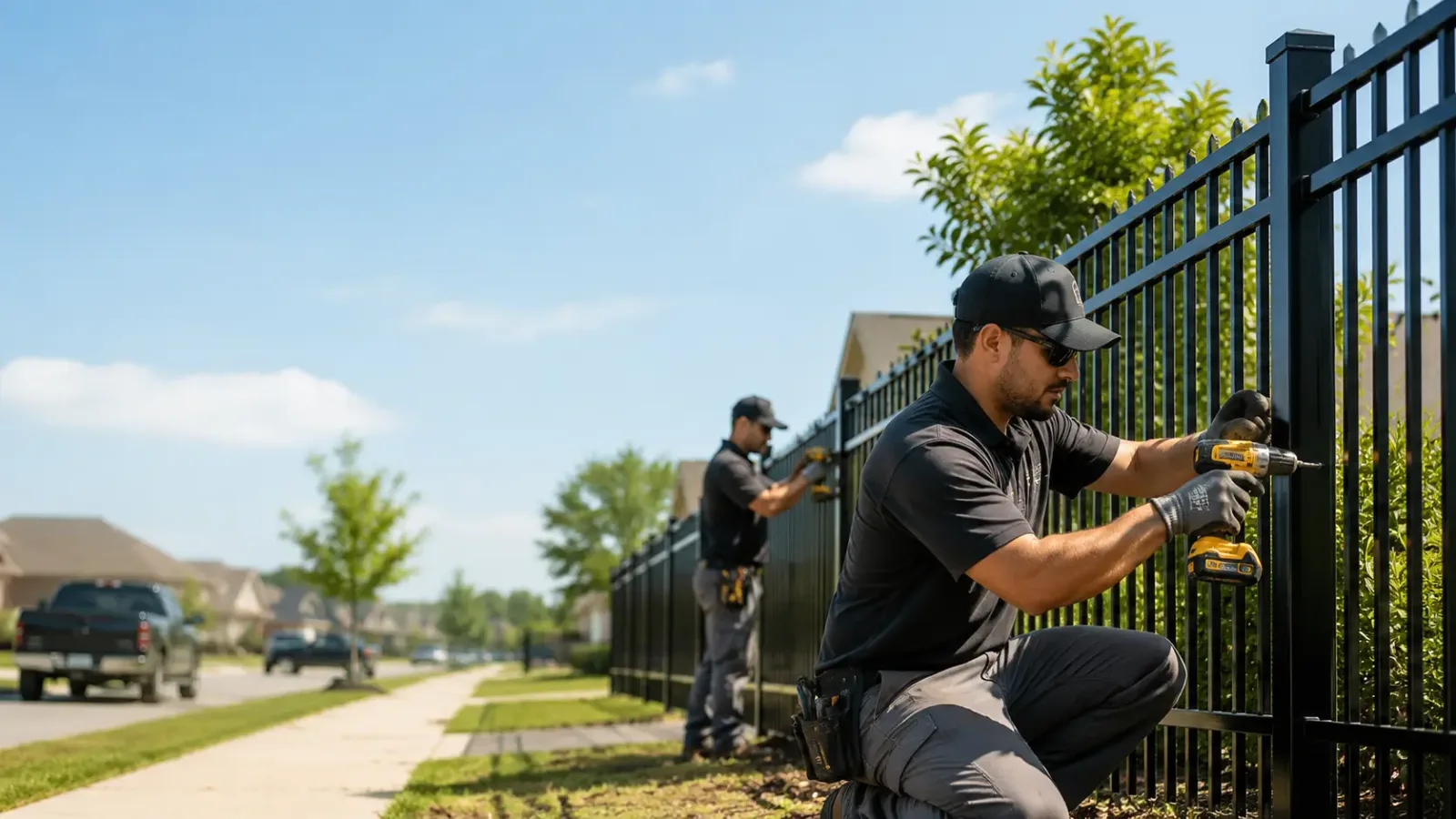 Metal Fence Installation in Shavertown, PA